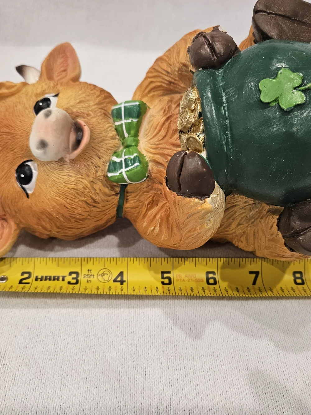 ☘️Highland Cow New St. Patty’s Day Highland Cow Figure